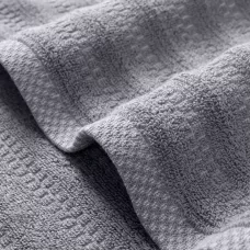 Махровое банное полотенце Verossa “Wave&pixels” (графит/белый), 70х140