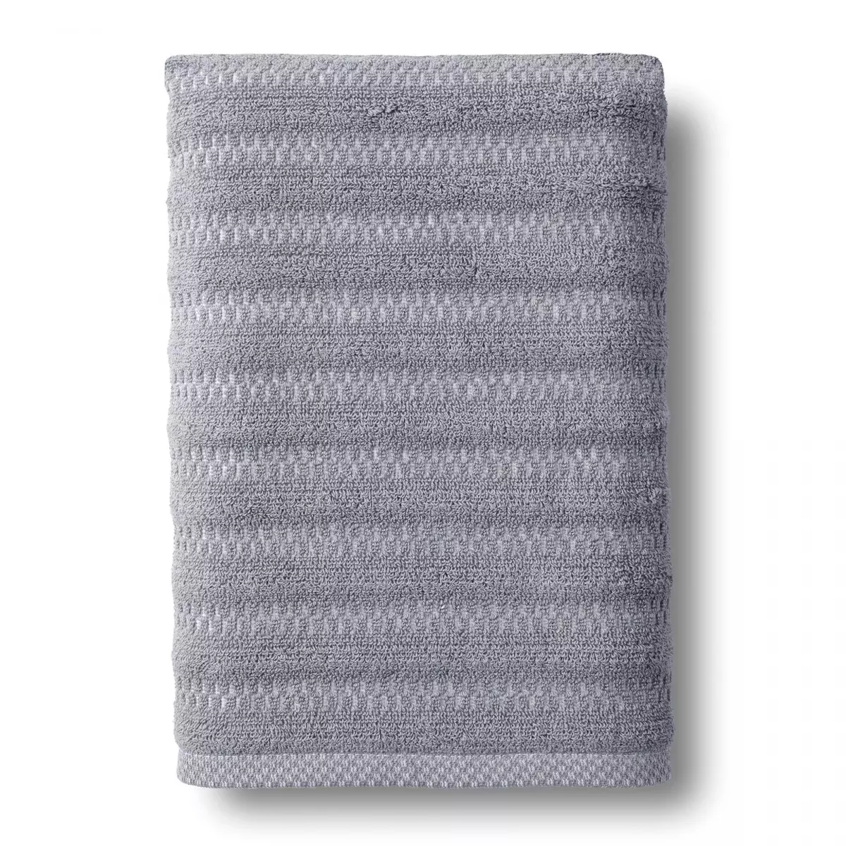 Махровое банное полотенце Verossa “Wave&pixels” (графит/белый), 70х140