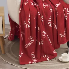 Плед Sofi de Marko “Christmas Candy” (красный), 150×200