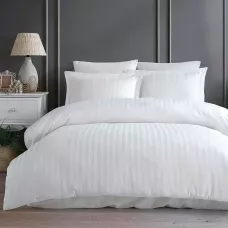 Пододеяльник "Alleri" stripe (белый), 145х215