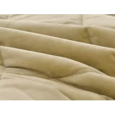 Двустороннее одеяло евро макси Sofi De Marko «Монако» олива (велюр-сатин) 220х240