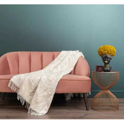 Плед-покрывало Sofi De Marko “Вальтер” (крем), 150x200