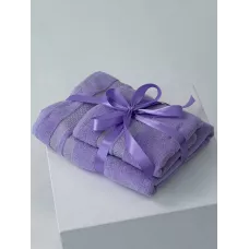 Махровое банное полотенце Verossa “Reticolo” (лаванда), 70х140