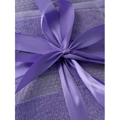 Махровое банное полотенце Verossa “Reticolo” (лаванда), 70х140