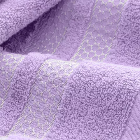 Махровое банное полотенце Verossa “Reticolo” (лаванда), 70х140