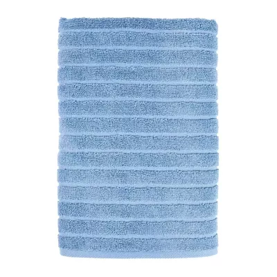 Махровое полотенце для рук Волшебная ночь ”Wave” (Пудровый голубой), 33х50