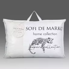 Подушка Sofi De Marko “Leopard” (белая), 50x70
