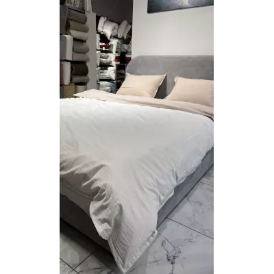 Комплект постельного белья DonCotton "Вареный хлопок" (полоса беж), евро