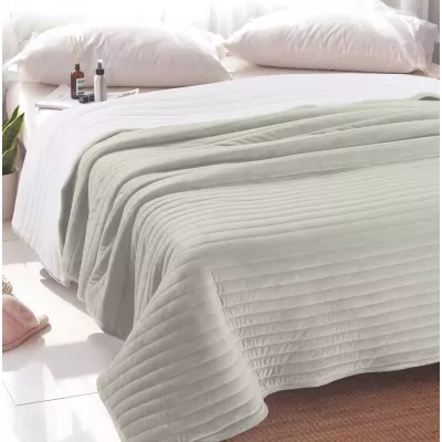 Плед-покрывало Sofi De Marko “Либерти” (серый), 160x220