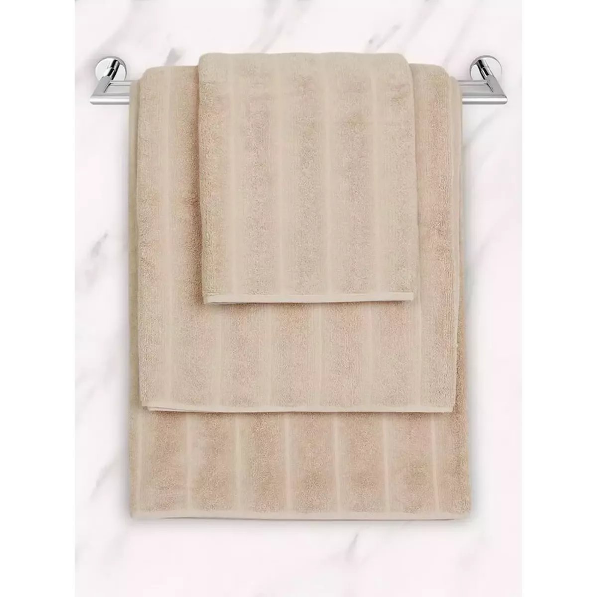 Махровое лицевое полотенце Sofi De Marko “Lilly” (беж), 50х70