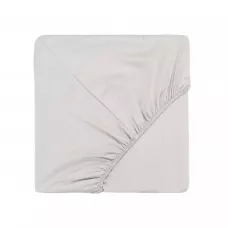 Простыня однотонная на резинке Sofi De Marko "Мармис" (св серая), 90х200х30