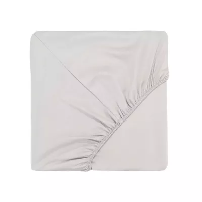 Простыня однотонная на резинке Sofi De Marko "Мармис" (св серая), 90х200х30