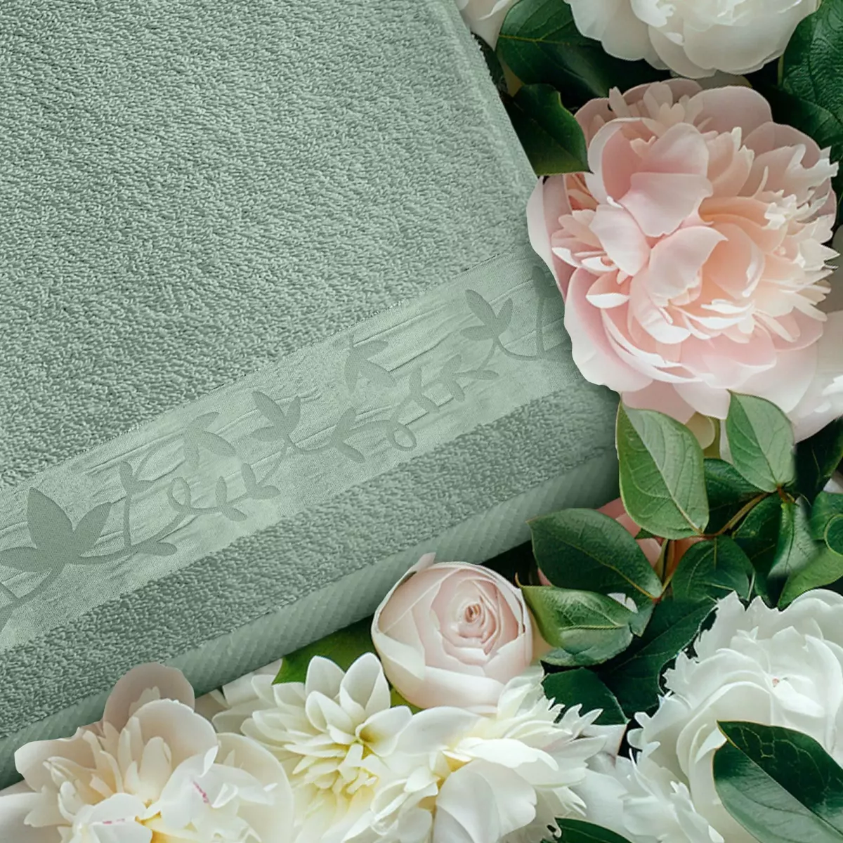 Набор полотенец Verossa "Bio" Полынь, 50х90 и 70х140