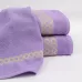Комплект махровых полотенец Comfort Life "Блеск" (сирень) 70х130, 50х80 и 30х60