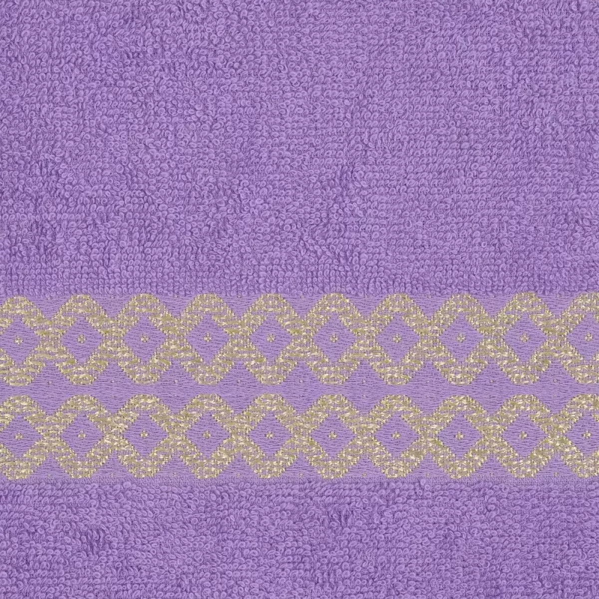 Комплект махровых полотенец Comfort Life "Блеск" (сирень) 70х130, 50х80 и 30х60