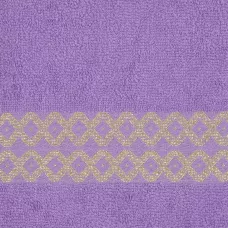 Комплект махровых полотенец Comfort Life "Блеск" (сирень) 70х130, 50х80 и 30х60