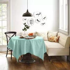 Скатерть Волшебная ночь “Рогожка” (бирюза), 165x200