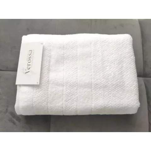 Махровое банное полотенце Verossa “Milano” (белый), 100х150
