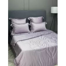 Комплект с одеялом KAZANOV.A Тенсель "Laura" (лаванда жемчуг), евро