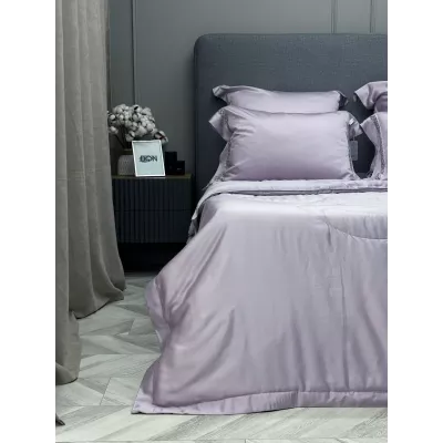 Комплект с одеялом KAZANOV.A Тенсель "Laura" (лаванда жемчуг), евро