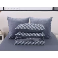 Комплект с одеялами Sofi De Marko “Роберто” №11 (сатин-велюр), семейный