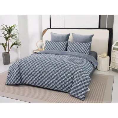 Комплект с одеялами Sofi De Marko “Роберто” №11 (сатин-велюр), семейный