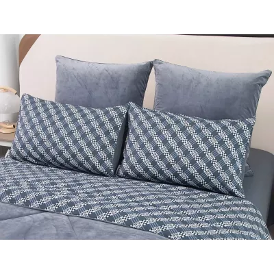 Комплект с одеялами Sofi De Marko “Роберто” №11 (сатин-велюр), семейный