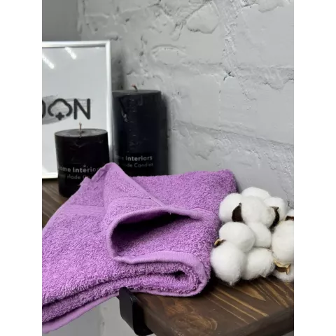 Махровое полотенце Туркмения (сиреневый), 40х70