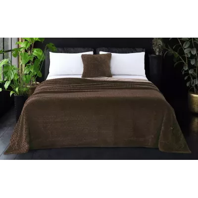 Плед-покрывало Sofi De Marko “Аврил” (шоколад), 220x240