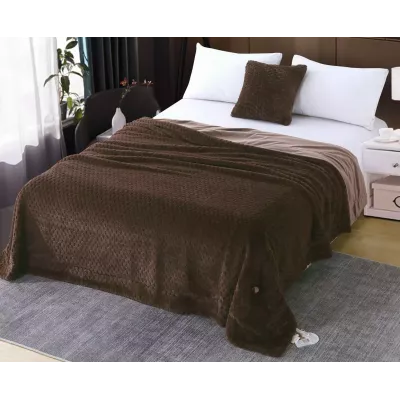 Плед-покрывало Sofi De Marko “Аврил” (шоколад), 220x240