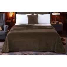 Плед-покрывало Sofi De Marko “Аврил” (шоколад), 220x240