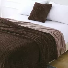 Плед-покрывало Sofi De Marko “Аврил” (шоколад), 220x240