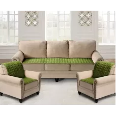 Набор покрывал для мягкой мебели Karteks “Соты” зеленый (70х210 - 1 шт.)