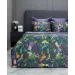 Комплект с одеялами KAZANOV.A "Колибри" аметист графит (тенсель/египетский хлопок), семейный