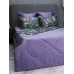 Комплект с одеялами KAZANOV.A "Колибри" аметист графит (тенсель/египетский хлопок), семейный