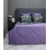 Комплект с одеялами KAZANOV.A "Колибри" аметист графит (тенсель/египетский хлопок), семейный