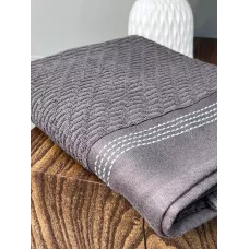 Махровое полотенце Comfort Life “Рольф” (графит), 70×140