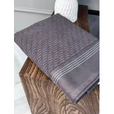 Махровое полотенце Comfort Life “Рольф” (графит), 70×140