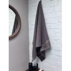 Махровое полотенце Comfort Life “Рольф” (графит), 70×140
