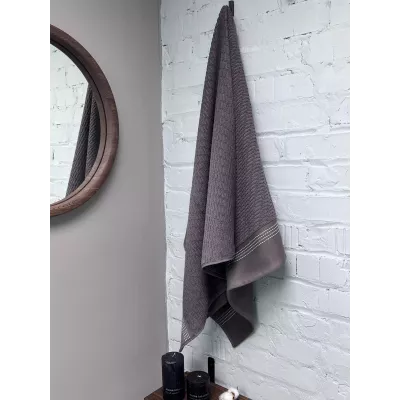 Махровое полотенце Comfort Life “Рольф” (графит), 70×140
