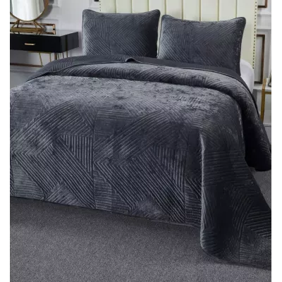 Покрывало Sofi De Marko “Патрисия” (антрацит), 240x260