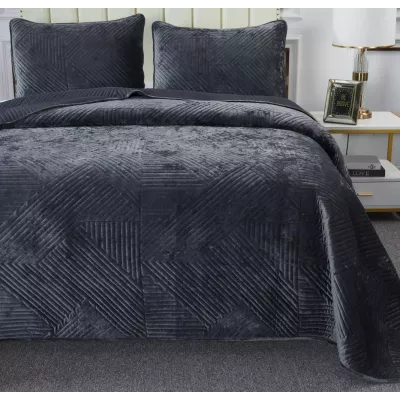 Покрывало Sofi De Marko “Патрисия” (антрацит), 240x260