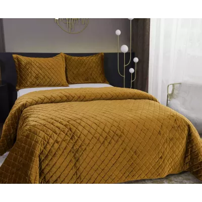 Покрывало Sofi De Marko “Натаниэль” (горчичный), 240x260