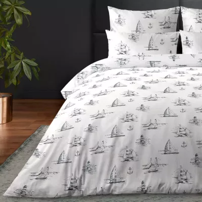 Комплект постельного белья Verossa Сатин "Regatta gray", двуспальный