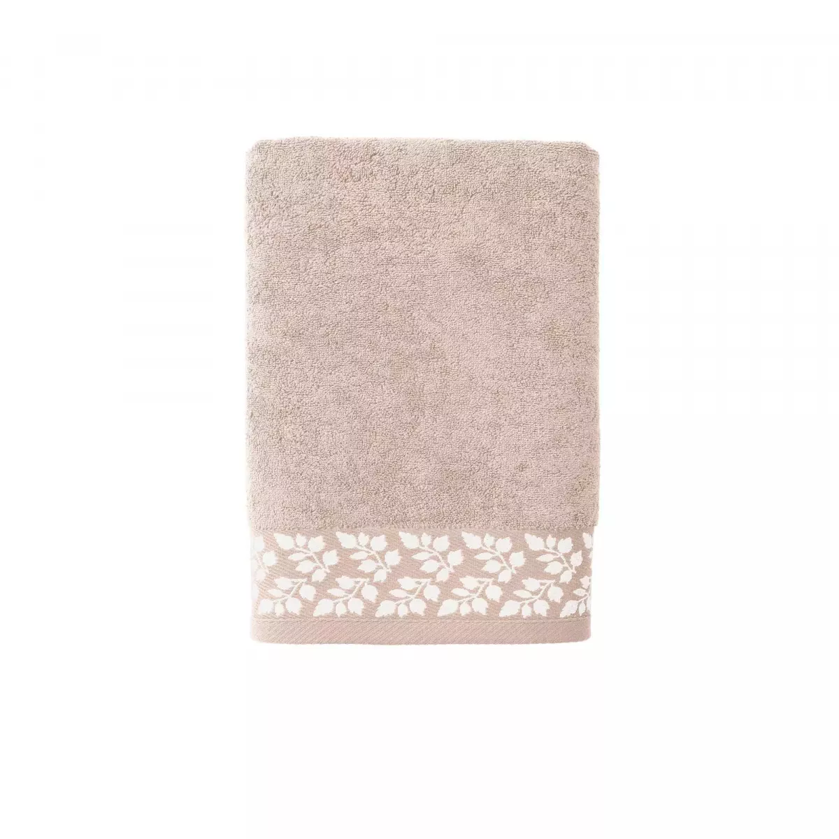 Махровое полотенце Волшебная ночь “Floret” (светло-бежевый), 50х90