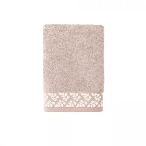 Махровое полотенце Волшебная ночь “Floret” (светло-бежевый), 50х90