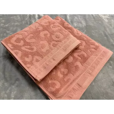 Махровое полотенце Sofi De Marko “Tiger” (чайная роза), 70x140