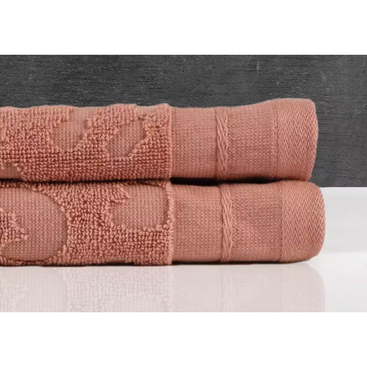 Махровое полотенце Sofi De Marko “Tiger” (чайная роза), 50x90