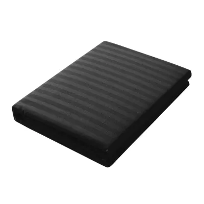 Простыня однотонная "Verossa" stripe black, 200х220