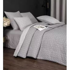Комплект с одеялом KAZANOV.A Morocco “Кемер” (серебро беж), евро